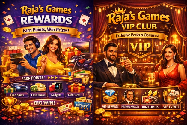 Raja’s Games VIP Loyalty Program-Exclusive Perks & Bonuses for Elite Players