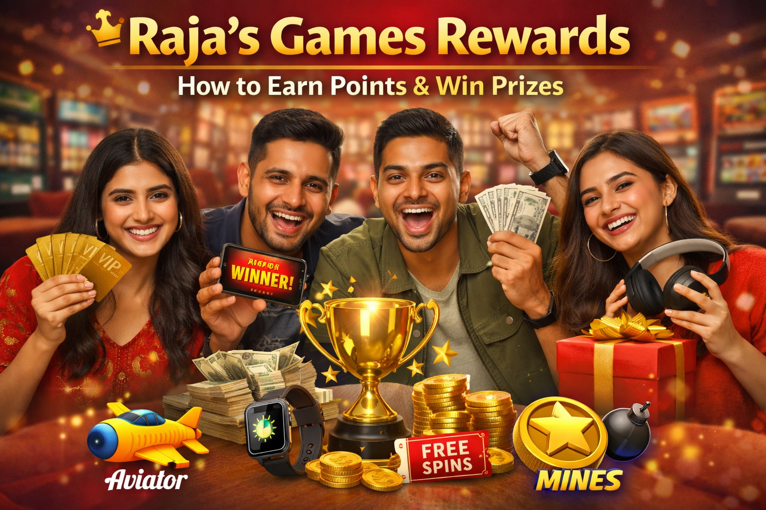 Rajas Games Rewards — How to Earn Points & Win Prizes