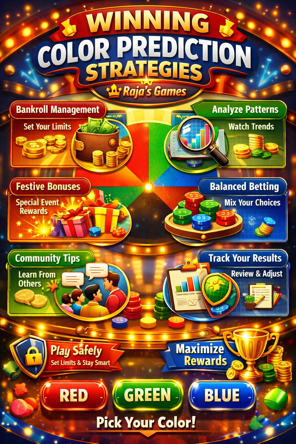 Winning Color Prediction Strategies on Raja’s Games: Smart Tips for 2026